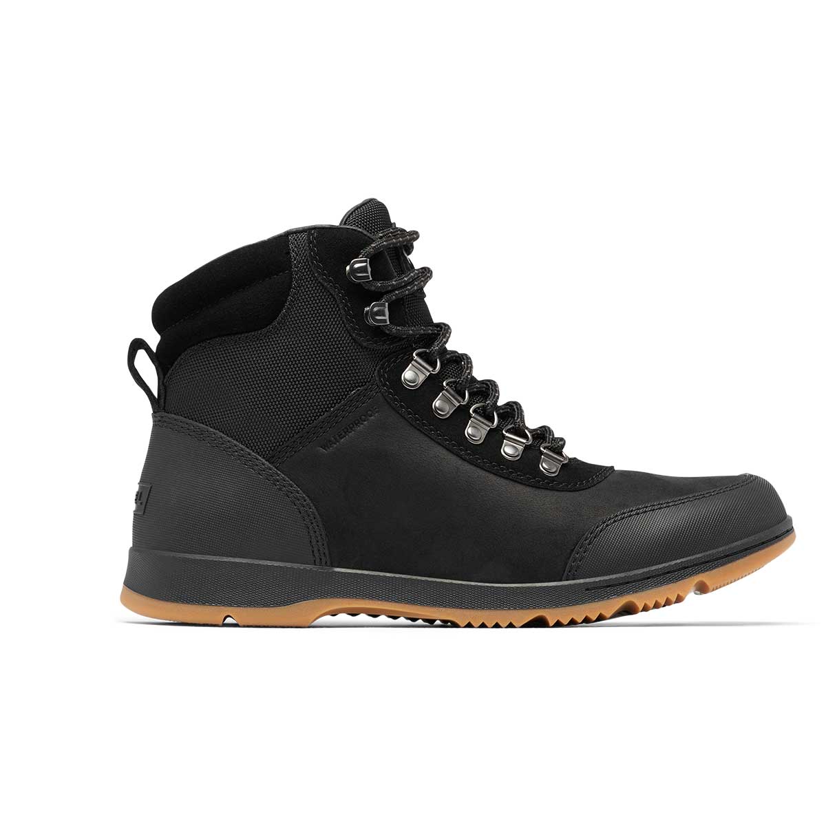 Sorel Ankeny II Hiker WP Boot Men's in Black and Gum